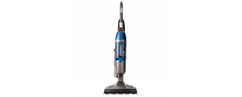 BISSELL Symphony Vac and Steam 2 in 1 vacuum and steam mop for Hardwood and Tile Floors, 4 mop pads included, 1132A